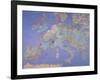 Map of Sixteenth Century Europe, from the Sala Del Mappamondo circa 1574-5-Giovanni De' Vecchi-Framed Giclee Print