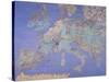 Map of Sixteenth Century Europe, from the Sala Del Mappamondo circa 1574-5-Giovanni De' Vecchi-Stretched Canvas