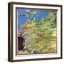 Map of Sixteenth Century Germany, from the "Sala Delle Carte Geografiche"-Stefano And Danti Bonsignori-Framed Giclee Print