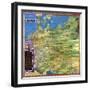 Map of Sixteenth Century Germany, from the "Sala Delle Carte Geografiche"-Stefano And Danti Bonsignori-Framed Giclee Print