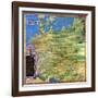 Map of Sixteenth Century Germany, from the "Sala Delle Carte Geografiche"-Stefano And Danti Bonsignori-Framed Giclee Print