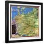 Map of Sixteenth Century Germany, from the "Sala Delle Carte Geografiche"-Stefano And Danti Bonsignori-Framed Giclee Print