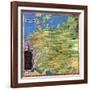 Map of Sixteenth Century Germany, from the "Sala Delle Carte Geografiche"-Stefano And Danti Bonsignori-Framed Giclee Print