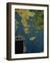 Map of Sixteenth Century Greece, from the "Sala Delle Carte Geografiche"-Stefano And Danti Bonsignori-Framed Giclee Print