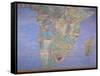 Map of Sixteenth Century India, from the 'Sala del Mappamondo'-Giovanni De' Vecchi-Framed Stretched Canvas