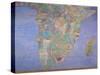 Map of Sixteenth Century India, from the 'Sala del Mappamondo'-Giovanni De' Vecchi-Stretched Canvas