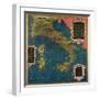 Map of Sixteenth Century Italy, from the "Sala Delle Carte Geografiche"-Stefano And Danti Bonsignori-Framed Giclee Print