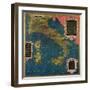 Map of Sixteenth Century Italy, from the "Sala Delle Carte Geografiche"-Stefano And Danti Bonsignori-Framed Giclee Print