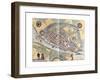 Map of Sluys from Civitates Orbis Terrarum-null-Framed Giclee Print