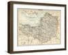 Map of Somerset, England, 1870s-null-Framed Giclee Print