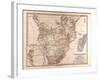 Map of South Africa, 1872-null-Framed Giclee Print