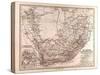 Map of South Africa, 1872-null-Stretched Canvas