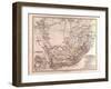 Map of South Africa, 1872-null-Framed Giclee Print