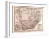 Map of South Africa, 1872-null-Framed Giclee Print