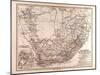 Map of South Africa, 1872-null-Mounted Giclee Print