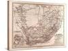 Map of South Africa, 1872-null-Stretched Canvas