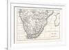 Map of South Africa-null-Framed Giclee Print