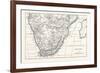 Map of South Africa-null-Framed Giclee Print