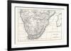 Map of South Africa-null-Framed Giclee Print