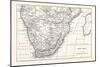 Map of South Africa-null-Mounted Giclee Print