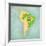 Map Of South America - Brazil (Vintage Series)-Tindo-Framed Art Print