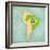 Map Of South America - Brazil (Vintage Series)-Tindo-Framed Art Print