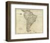 Map of South America, c.1796-John Reid-Framed Art Print