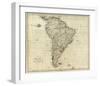 Map of South America, c.1796-John Reid-Framed Art Print