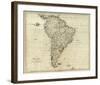 Map of South America, c.1796-John Reid-Framed Art Print