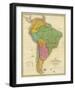 Map of South America, c.1826-Anthony Finley-Framed Art Print