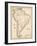 Map of South America, c.1839-Samuel Augustus Mitchell-Framed Art Print