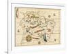 Map of South America from the Spanish Atlas Executed at Messina in 1582 by Joan Martines-null-Framed Giclee Print