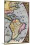 Map of South America, from Theatrum Orbis Terrarum, 1570-Abraham Ortelius-Mounted Giclee Print