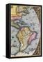 Map of South America, from Theatrum Orbis Terrarum, 1570-Abraham Ortelius-Framed Stretched Canvas