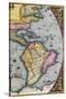 Map of South America, from Theatrum Orbis Terrarum, 1570-Abraham Ortelius-Stretched Canvas