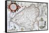 Map of South America, Private Collection, Madrid, Spain-null-Framed Stretched Canvas