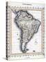 Map of South America-null-Stretched Canvas