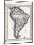 Map of South America-null-Mounted Giclee Print