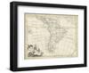 Map of South America-T. Jeffreys-Framed Art Print