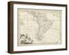 Map of South America-T. Jeffreys-Framed Art Print