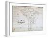 Map of South America-null-Framed Giclee Print