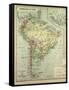 Map of South America-null-Framed Stretched Canvas