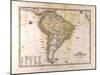 Map of South American, 1872-null-Mounted Giclee Print
