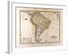 Map of South American, 1872-null-Framed Giclee Print