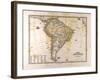 Map of South American, 1872-null-Framed Giclee Print