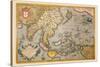 Map of South East Asia-Abraham Ortelius-Stretched Canvas