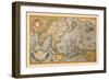 Map of South East Asia-Abraham Ortelius-Framed Art Print