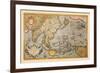 Map of South East Asia-Abraham Ortelius-Framed Art Print