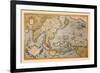 Map of South East Asia-Abraham Ortelius-Framed Art Print