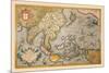 Map of South East Asia-Abraham Ortelius-Mounted Art Print